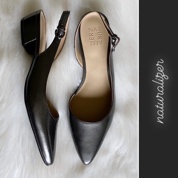 naturalizer banks slingback silver